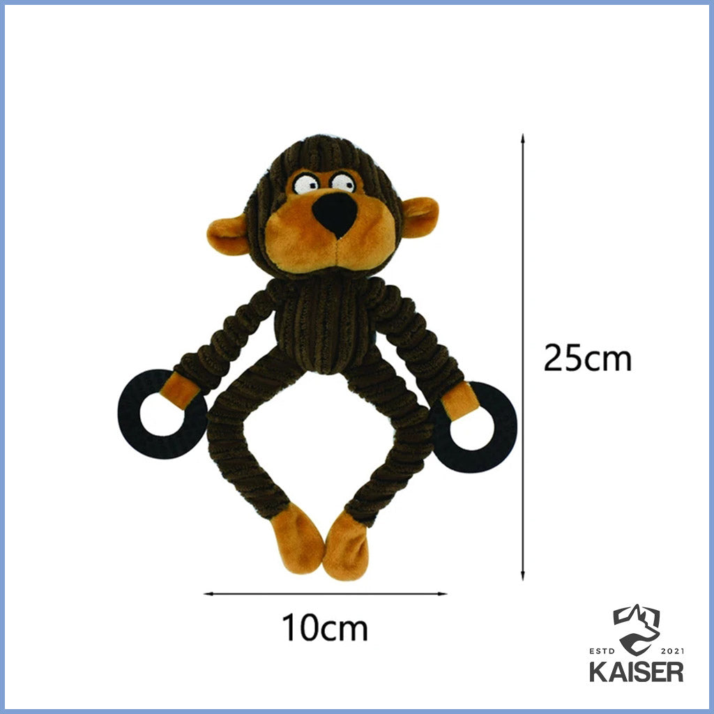 Hundespielzeug Plüsch Affe