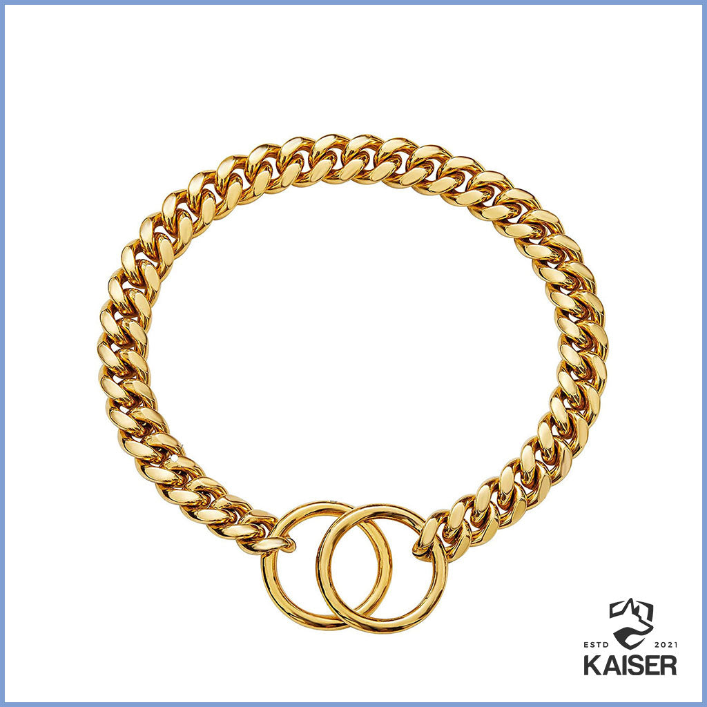Hundehalsband Gold